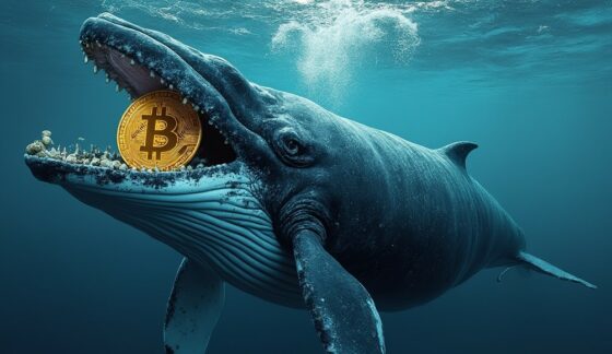 Ballenas de bitcoin salieron a cazar oportunidades de compra