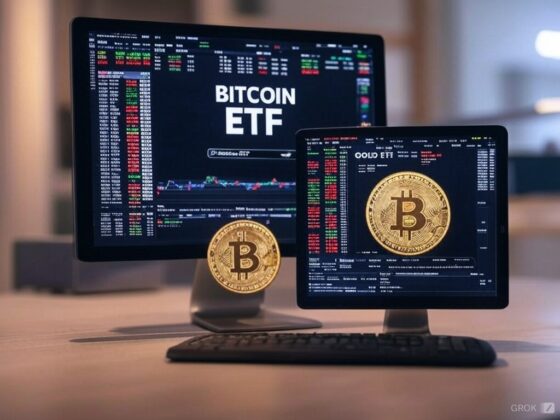 Bitcoin está brillando más que el oro en el mercado de ETF