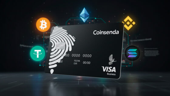 Coinsenda presenta su nueva tarjeta Visa en USD y COP recargable con criptomonedas 